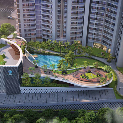 Podium Aerial View